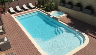 Piscine coque Lac de Charmes